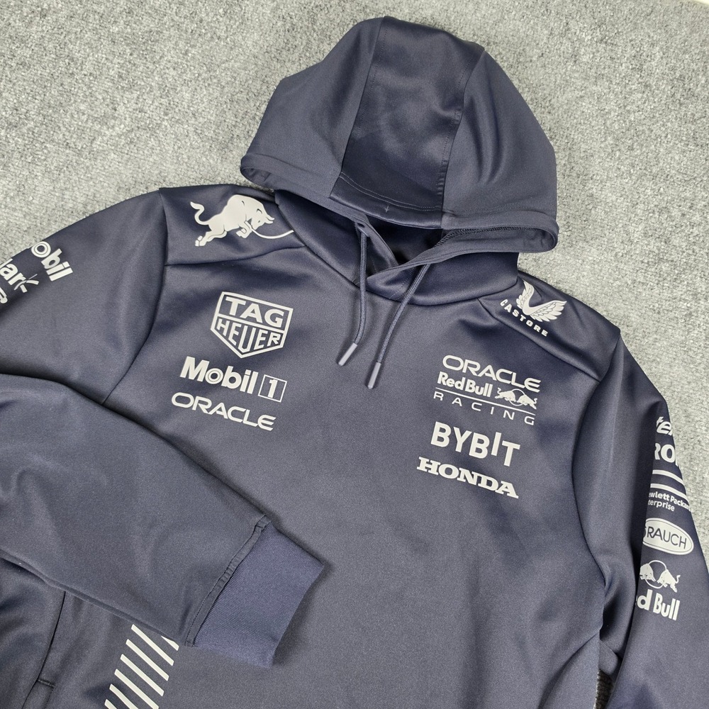 Castore Red Bull Racing Hoodie Mens M Navy 2023 Las Vegas GP F1 Team